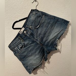 ZARA denim mom short